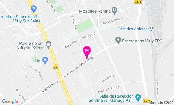 Localisation Dr Christine Reuge Di Felici