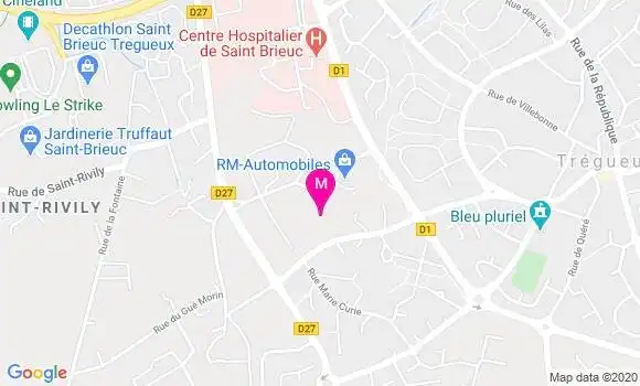 Localisation Dr Melissa Rigaud