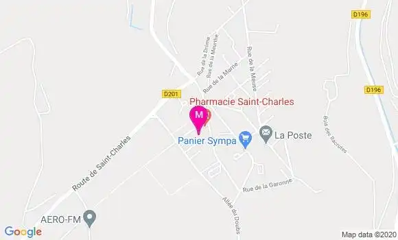 Localisation Dr Claude Damiot