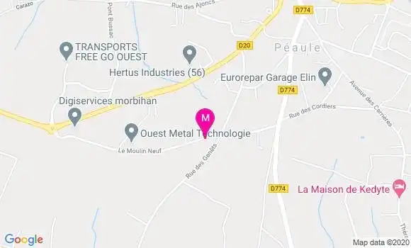 Localisation Dr Henri Pillement