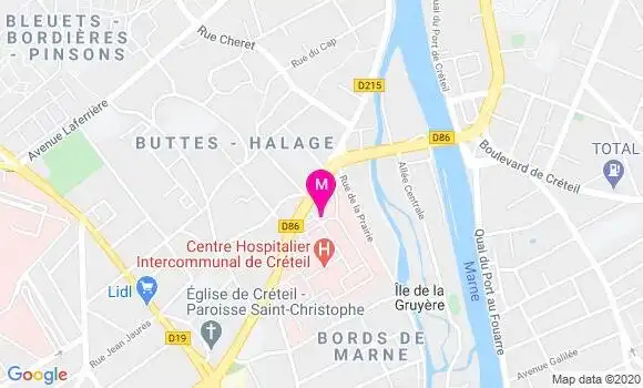 Localisation Dr Melany Baron