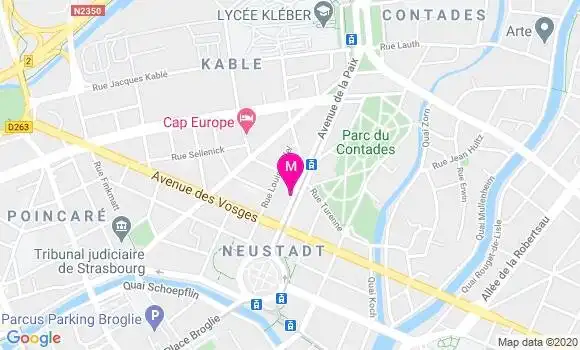 Localisation Dr Isidore Hochner