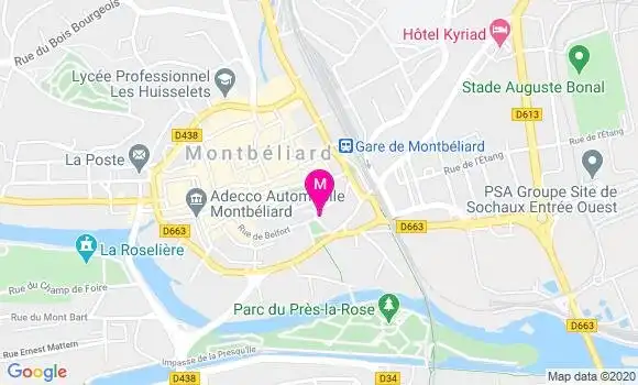 Localisation Dr Jean Charmoille