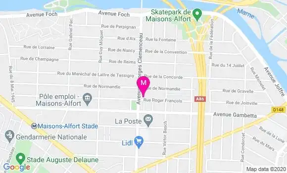 Localisation Dr Olivier Gartenlaub