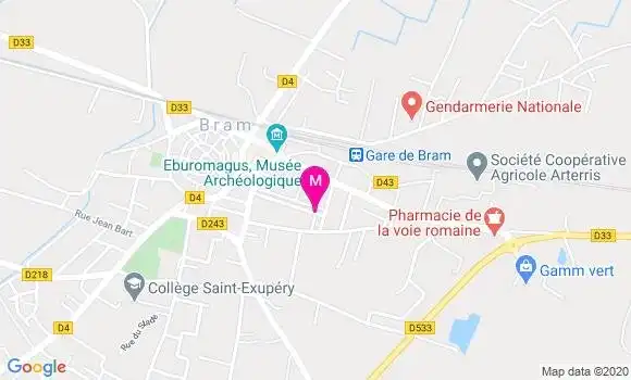 Localisation Dr Janelise Marty