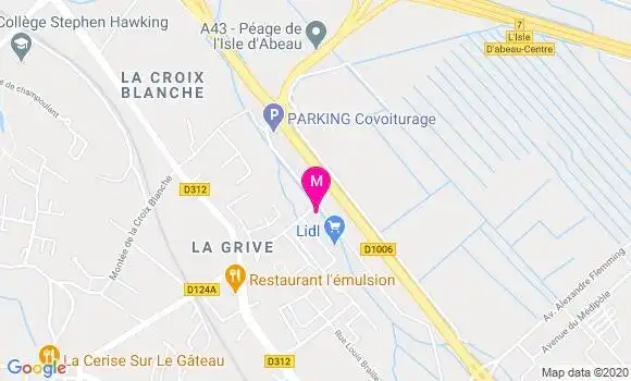 Localisation Dr Patricia Calonne