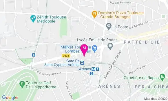 Localisation Dr Florence Branet