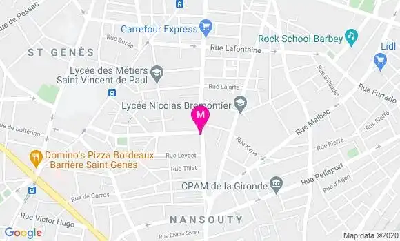 Localisation Dr Bertrand Favarel Garrigues