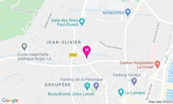 Localisation Dr Brigitte Mallet