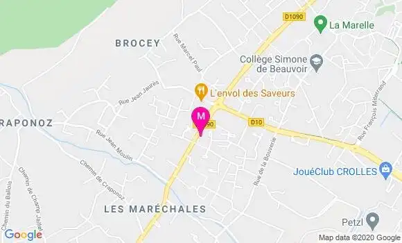 Localisation Dr Catherine Mitifiot