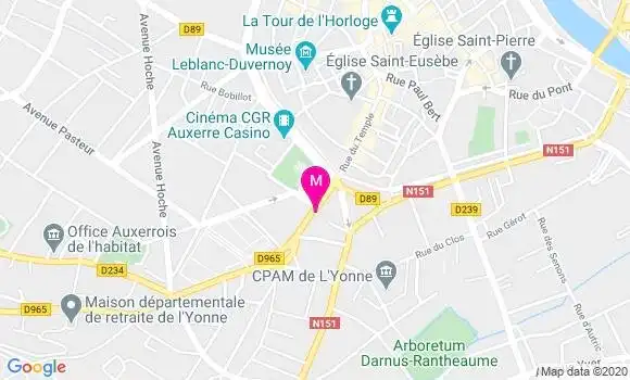Localisation Dr Laurence Mouton