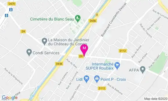 Localisation Dr Jean Christophe Delannoy