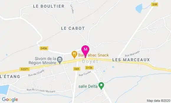 Localisation Dr Arnauld Dos Santos