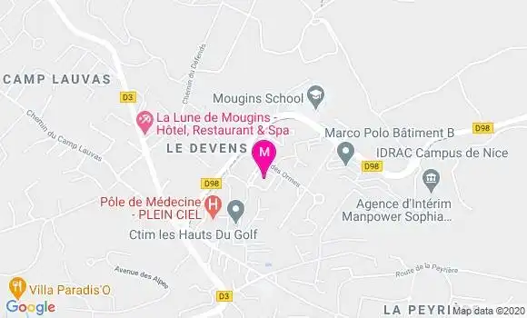 Localisation Dr Aude Blaimont