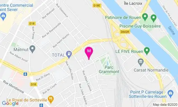 Localisation Dr Isabelle Heron