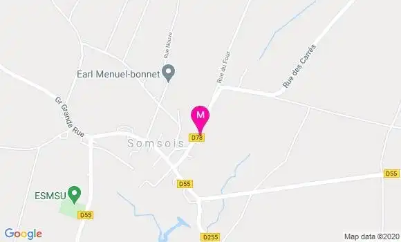 Localisation Dr Marie Claire Decombe
