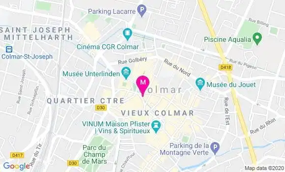 Localisation Dr Claire Wetzel Maegey