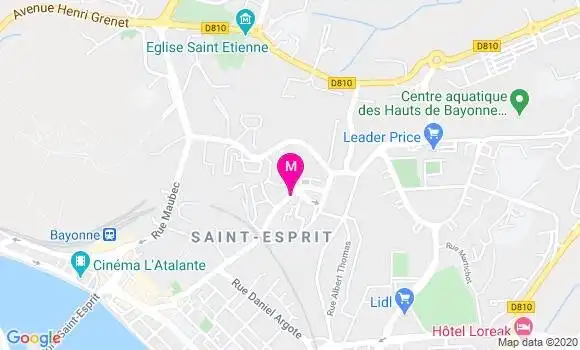 Localisation Dr Mélanie Dantin