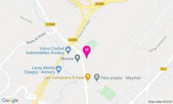 Localisation Dr Nathalie Armand
