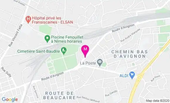 Localisation Dr Bernadette Jalabert