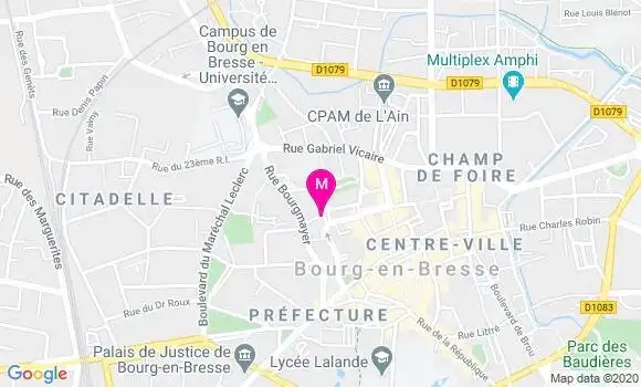Localisation Dr Marie Josephe Baas