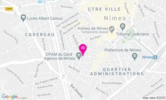 Localisation Dr Christèle Broche Mestre