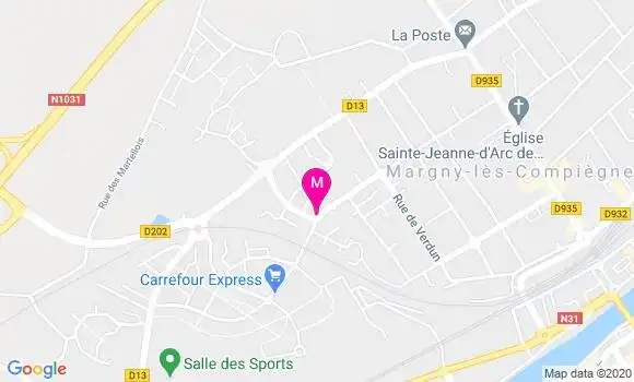 Localisation Dr Florence Guilgot