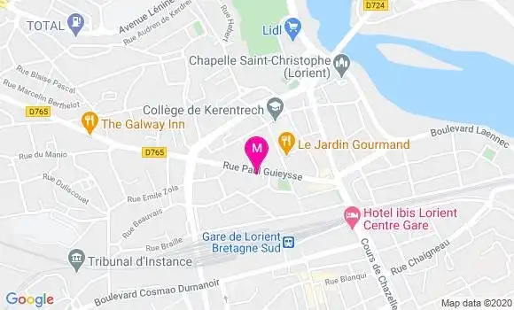 Localisation Dr Caroline Perlemoine