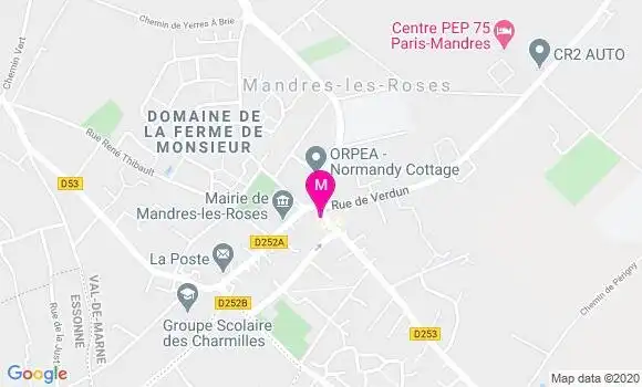 Localisation Dr Lydia Faddeeff