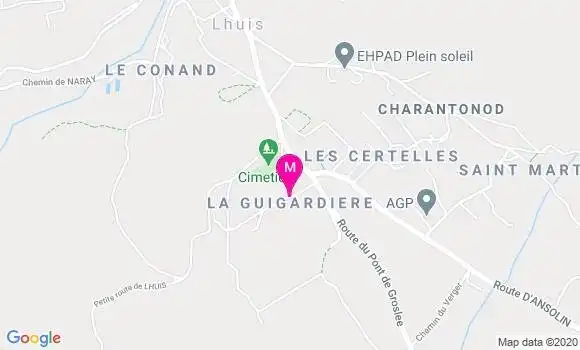 Localisation Dr Jean Claude Perroud
