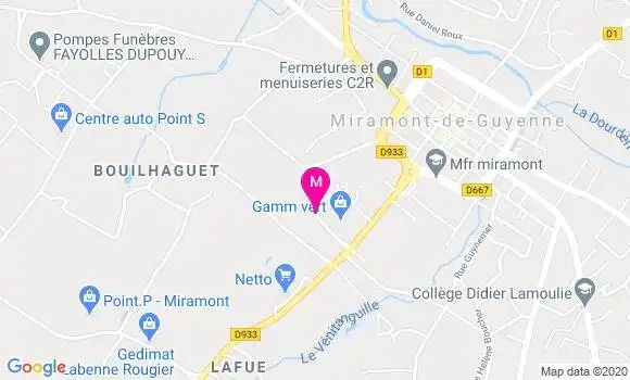 Localisation Dr Michel Laplanche