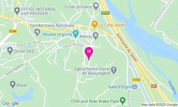 Localisation Dr Marie Line Paque Thomas