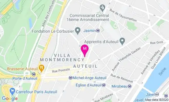 Localisation Dr Paule Nathan
