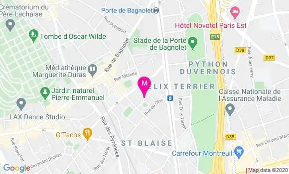 Localisation Dr Jacques Gauillard