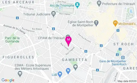 Localisation Dr Corinne Fayolle
