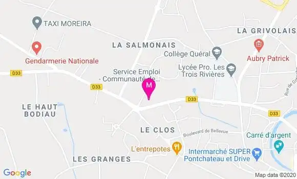 Localisation Dr Isabelle Blaizot