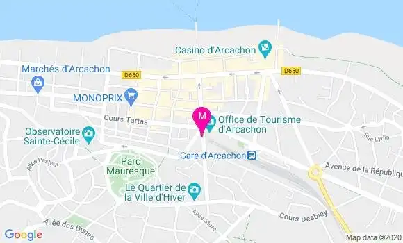 Localisation Dr Marie Christine Yvorra Vives