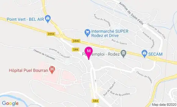 Localisation Dr Marc Andrieu