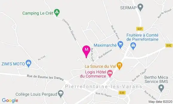 Localisation Dr Yoland Philippot