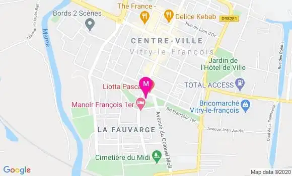 Localisation Dr Jean Denis Marzin