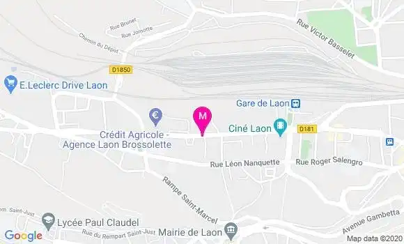 Localisation Dr Jean Claude Dehaut