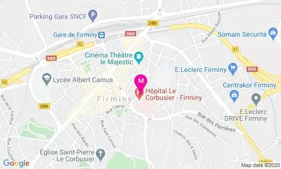 Localisation Dr Corinne Bouard Afif