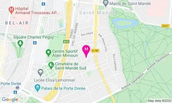 Localisation Dr Jean Charles Blustin