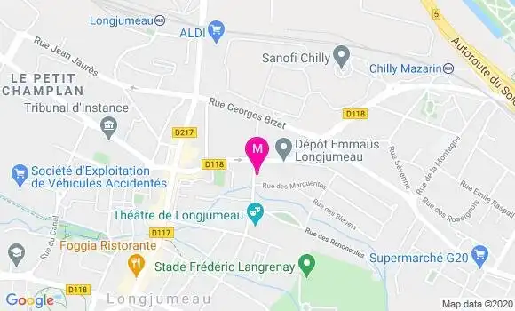 Localisation Dr Jean Jacques Ghossoub
