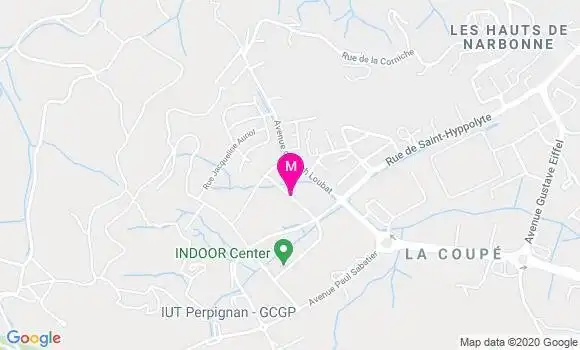 Localisation Dr Isabelle Faugeron