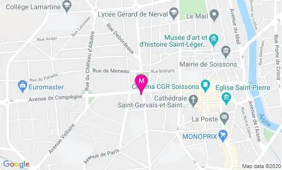 Localisation Dr Luc Mouton