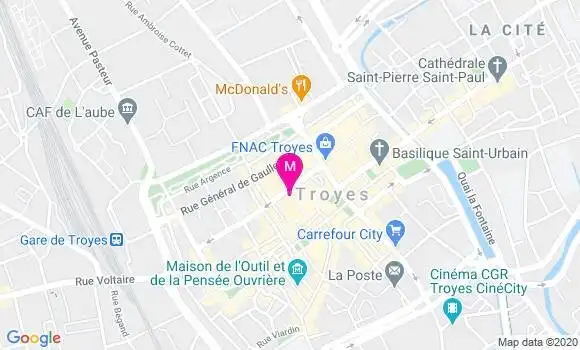 Localisation Dr Laurence Roux