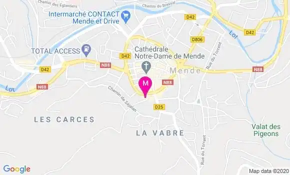 Localisation Dr Florence Saltel