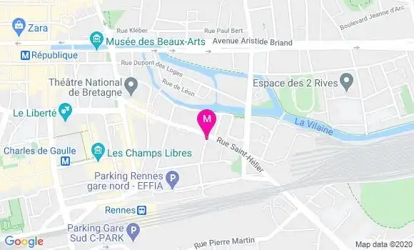 Localisation Dr Catherine Floren