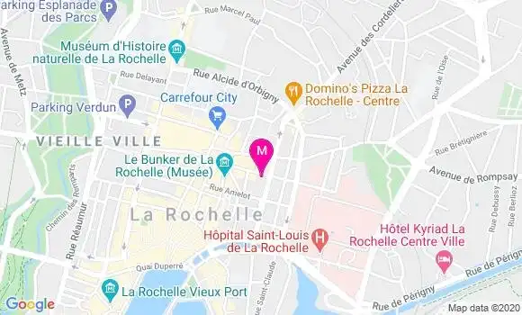 Localisation Dr Françoise Perroteau